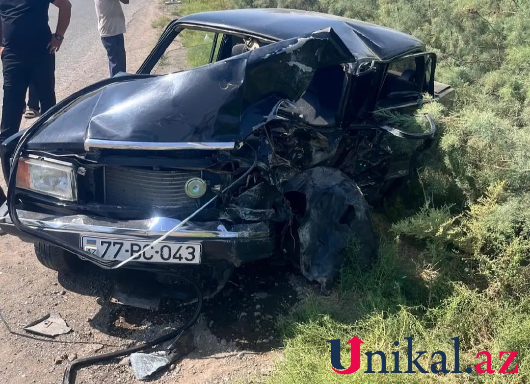 Qəzada ölən baba və nəvəsinin FOTOSU